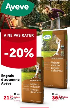 Offre: Engrais d'automne