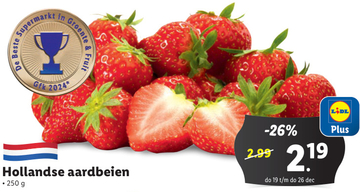 Aanbieding: Hollandse aardbeien