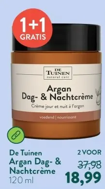 Aanbieding: Argan Dag- & Nachtcrème