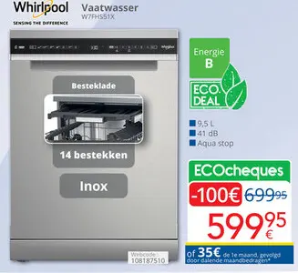 Aanbieding: Whirlpool Vaatwasser