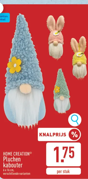 Promotie: Pluchen kabouter