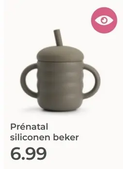 Aanbieding: siliconen beker