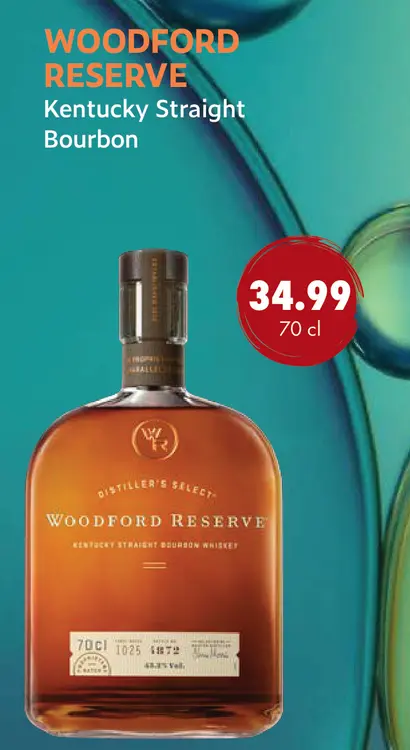 Aanbieding: WOODFORD RESERVE Kentucky Straight Bourbon