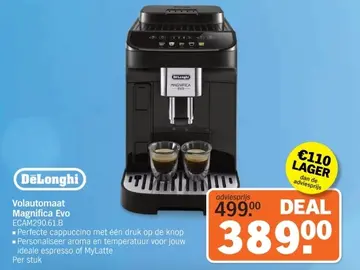 Aanbieding: Volautomaat Magnifica Evo