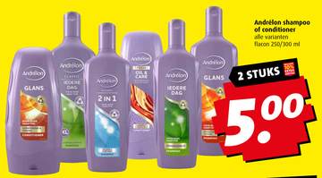 Aanbieding: Andrélon shampoo of conditioner