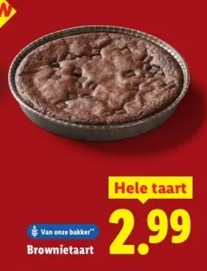Aanbieding: Brownietaart