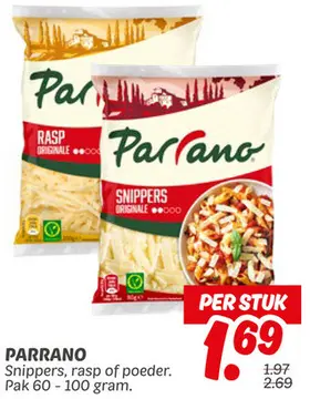 Aanbieding: PARRANO Snippers, rasp of poeder