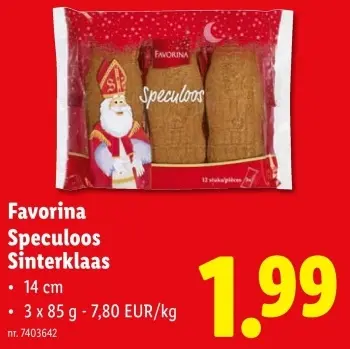 Aanbieding: Speculoos Sinterklaas