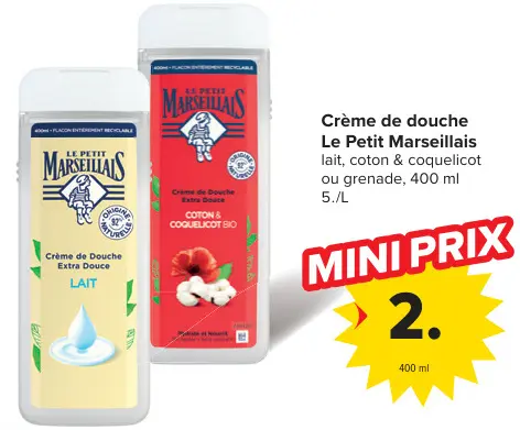 Offre: Crème de douche