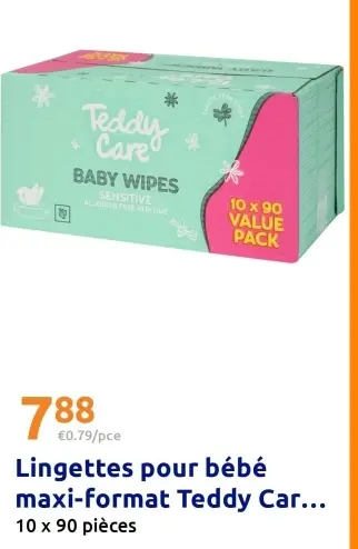 Offre: Lingettes pour bébé maxi-format