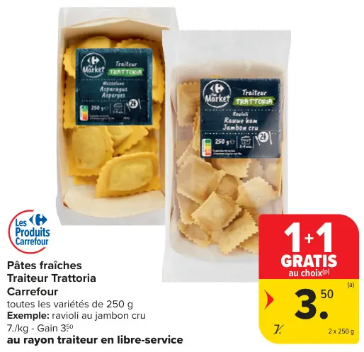 Offre: Pâtes fraîches