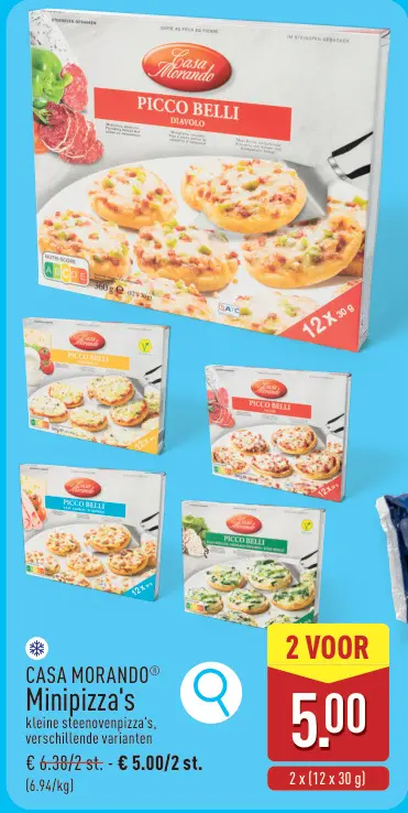 Promotie: Minipizza's