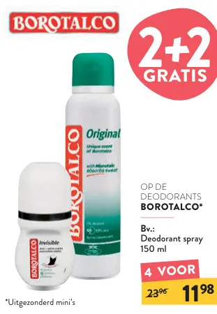 Promotie: Deodorant spray