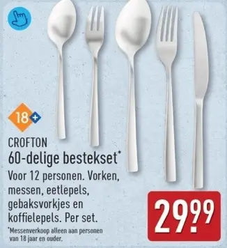 Aanbieding: 60-delige bestekset