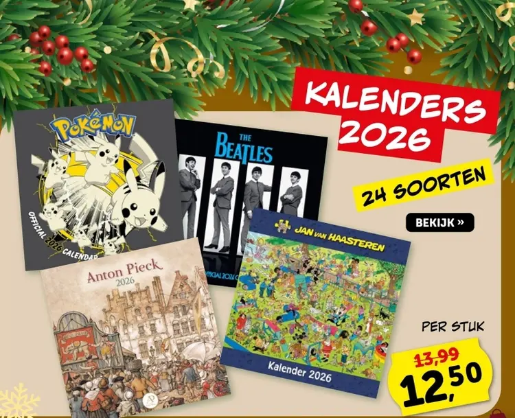 Aanbieding: Kalenders 2026