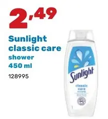 Promotie: Sunlight classic care shower