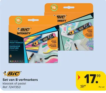 Aanbieding: Set van 8 verfmarkers