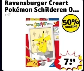 Aanbieding: Creart Pokémon Schilderen