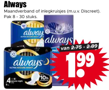 Aanbieding: Always