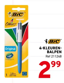 Promotie: 4-kleuren-balpen