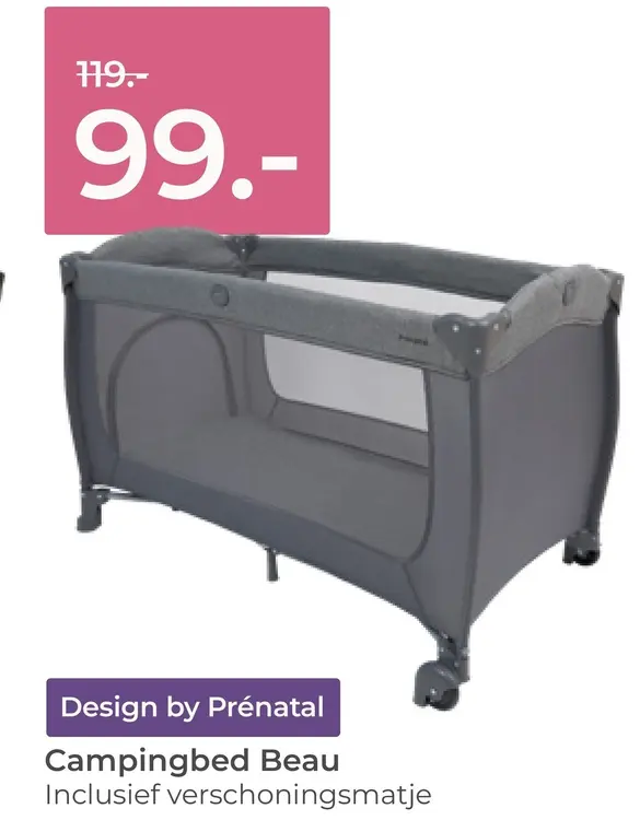 Aanbieding: Campingbed Beau