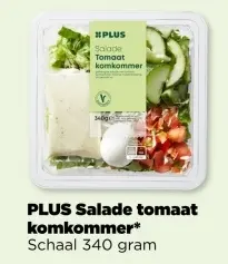 Aanbieding: PLUS Salade tomaat komkommer*