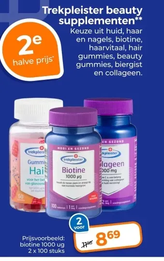 Aanbieding: Trekpleister beauty supplementen