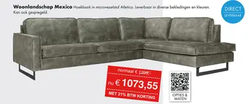 Aanbieding: Mexico hoekbank forest