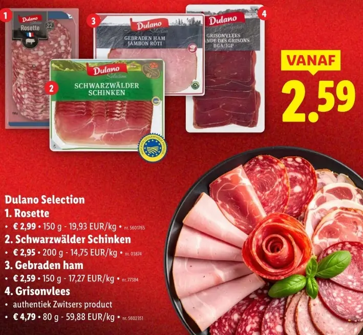 Promotie: Vleeswaren