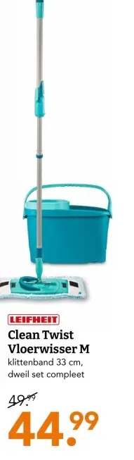 Aanbieding: Clean Twist Vloerwisser M