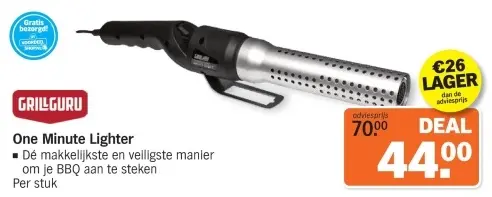 Aanbieding: One Minute Lighter