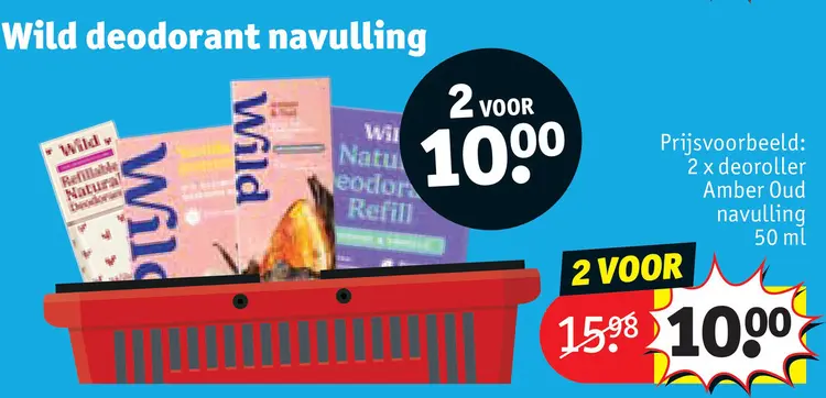 Promotie: Deodorant navulling