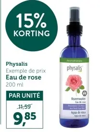 Offre: Eau de rose