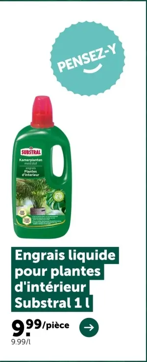 Offre: Engrais liquide pour plantes d'intérieur