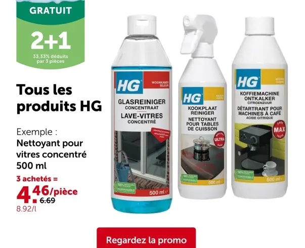 Offre: Nettoyant pour vitres concentré