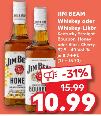 Aanbieding: Whiskey oder Whiskey-Likör