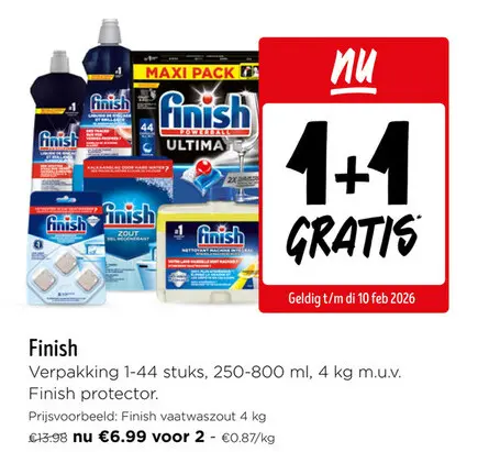 Promotie: Finish