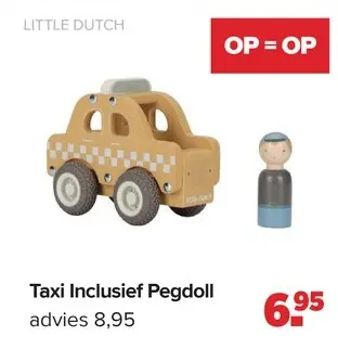 Promotie: Taxi Inclusief Pegdoll