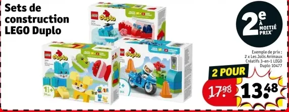 Offre: Sets de construction