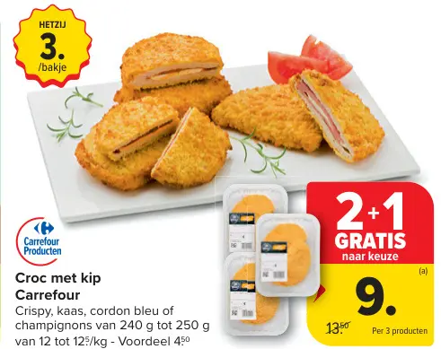 Promotie: Croc met kip