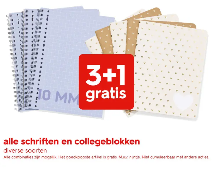 Promotie: Schriften en collegeblokken