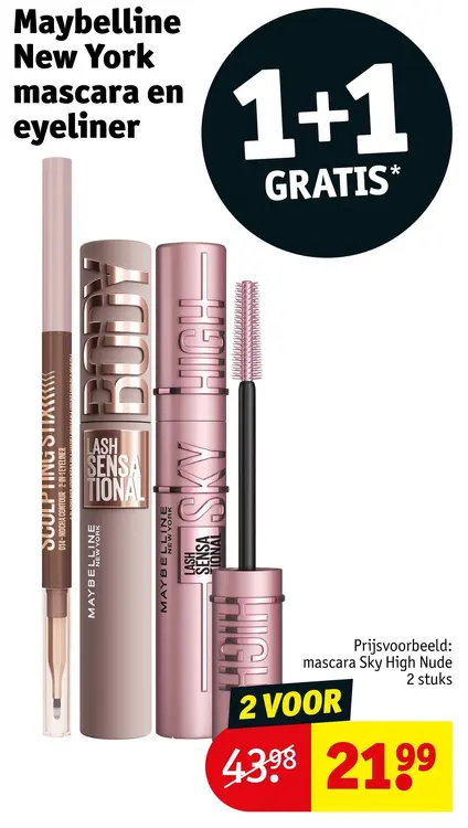 Aanbieding: Mascara en eyeliner