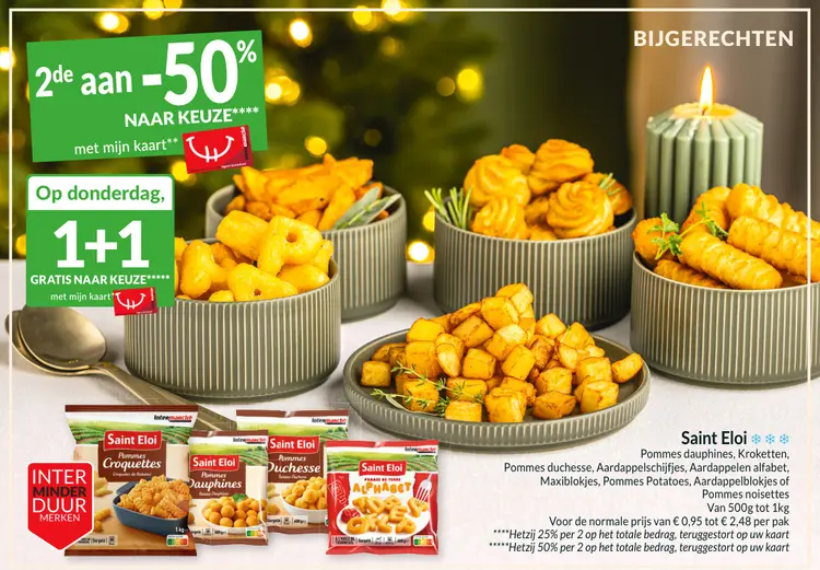 Promotie: Pommes dauphines, Kroketten, Pommes duchesse