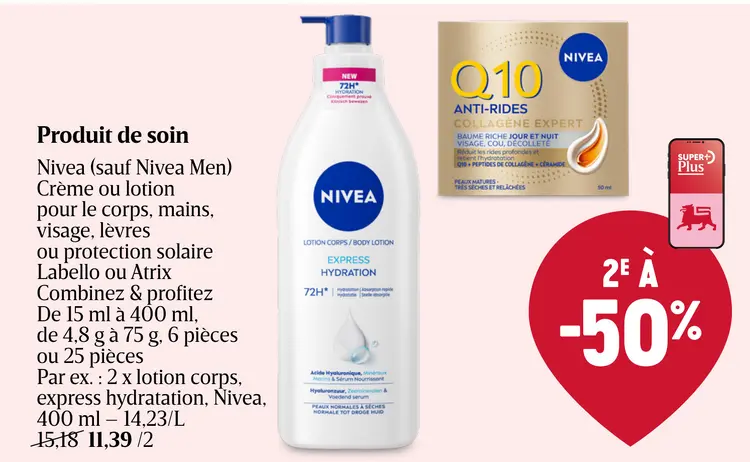 Offre: Produit de soin