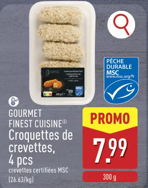 Offre: Croquettes de crevettes