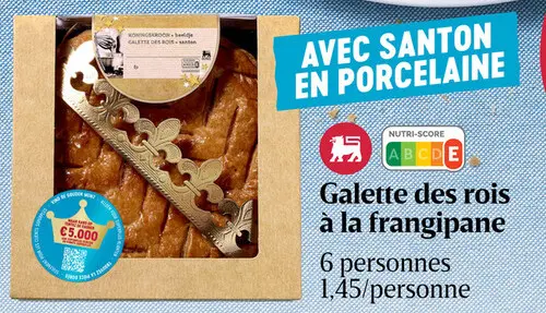Offre: Galette des rois à la frangipane
