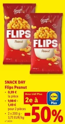 Offre: Flips Peanut