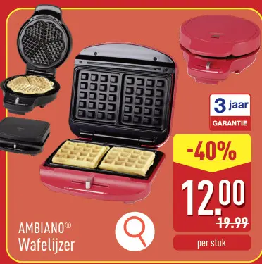 Promotie: Wafelijzer