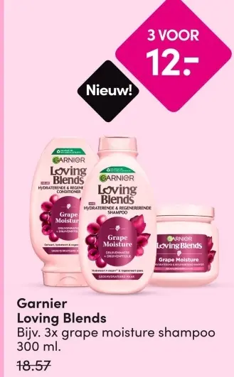 Aanbieding: Loving Blends grape moisture shampoo