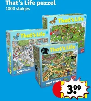 Aanbieding: That's Life puzzel